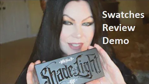 KVD Kat Von D Shade + Light Glimmer Eye Contour Palette Swatches Review and Demo
