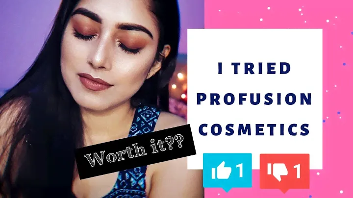 I TRIED PROFUSION COSMETICS | ARE THEY WORTH IT?? DETAILED REVIEW + MAKEUP TUTORIAL | Arpita Ghoshal