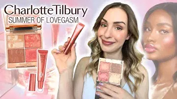CHARLOTTE TILBURY SUMMER OF LOVEGASM 💖 BEAUTY LIGHT WAND PINKGASM SUNSET, LOVEGASM FACE PALETTE