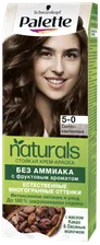 Palette Naturia краска для волос 5-0 светло каштановый