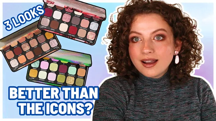 NEW MAKEUP REVOLUTION FOREVER FLAWLESS PALETTES / CHERRY REBEL, TEMPTATION + ASTRO NOVA TESTED!