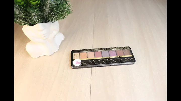 Свотчи палетки от EVELINE cosmetics MODERN GLAM