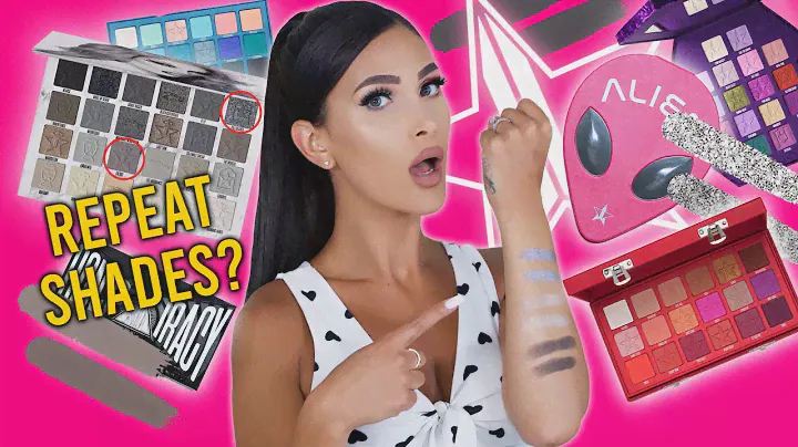 Jeffree Star Cosmetics Cremated Palette Review - Are there REPEAT SHADES?? LETS TAKE A CLOSER LOOK