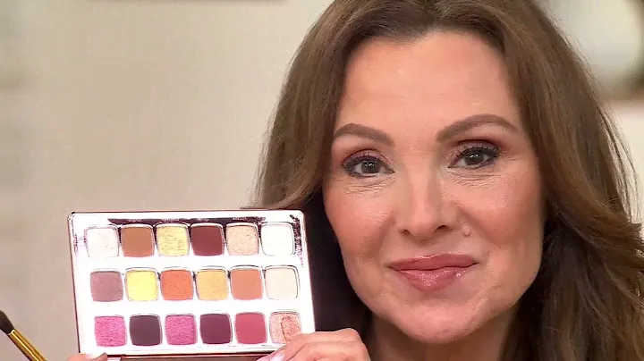 tarte Gilded Glamour Eye Shadow Palettes Set of 2 & Brush on QVC