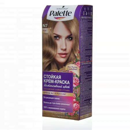 Крем-краска для волос PALETTE стойкая N7 Русый-0