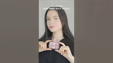 Trying Wakemake Soft Sheer Multi Palette #kbeauty #wakemake #koreanmakeup