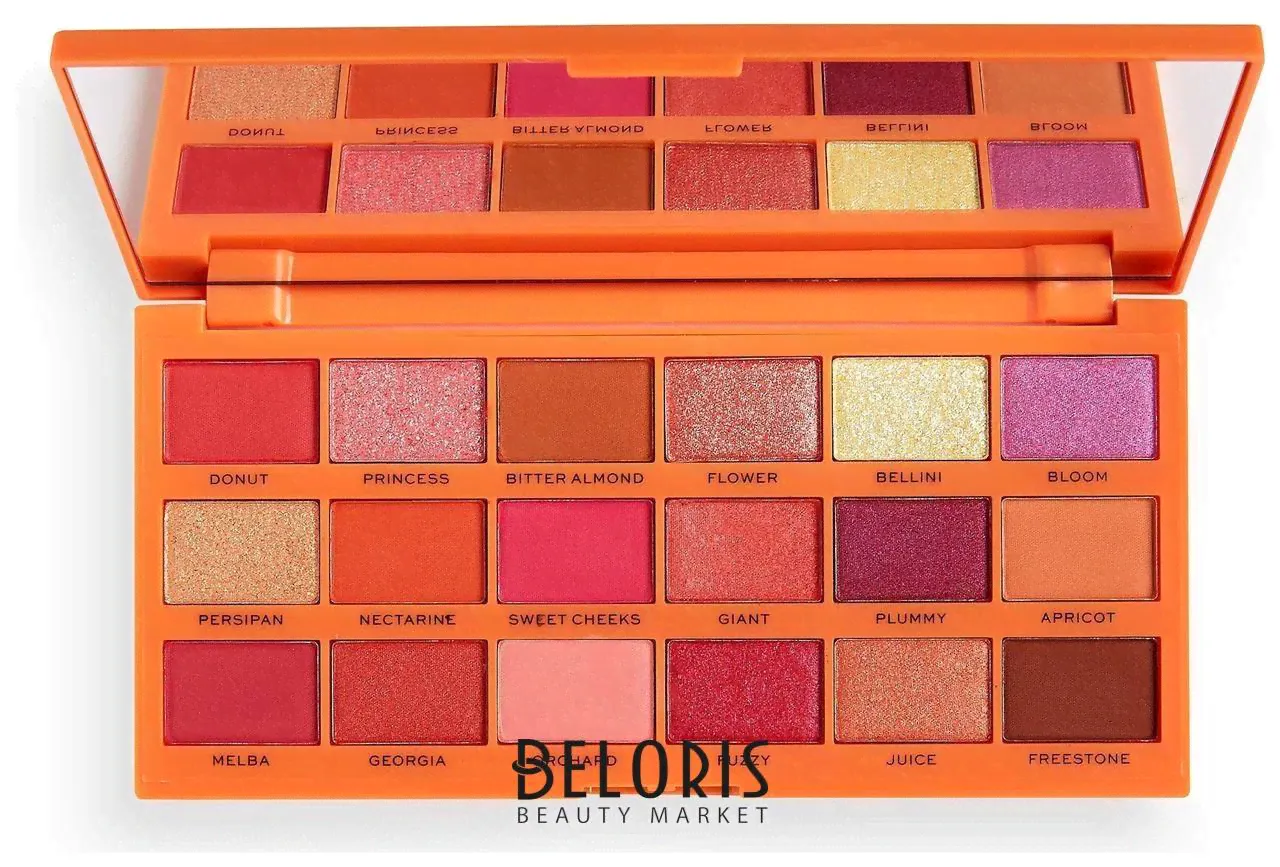 I Heart Revolution Палетка теней для век Tasty Peach Eyeshadow Palette-1