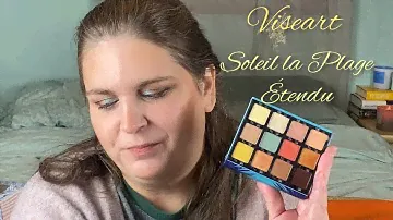 Viseart Soleil la Plage Étendu Palette | Trying new makeup