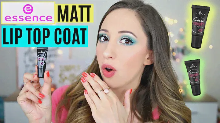 Essence matte lipstick - make me matt lip top coat