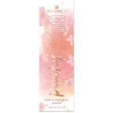 essence Палетка для лица Peachy Blossom Blush & Highlighter Palette