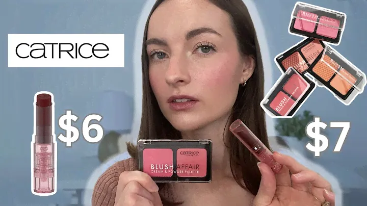 DRUGSTORE BLUSH & TINTED LIP BALM UNDER $10! |Catrice Blush Affair Cream & Powder Palette & Lip Balm