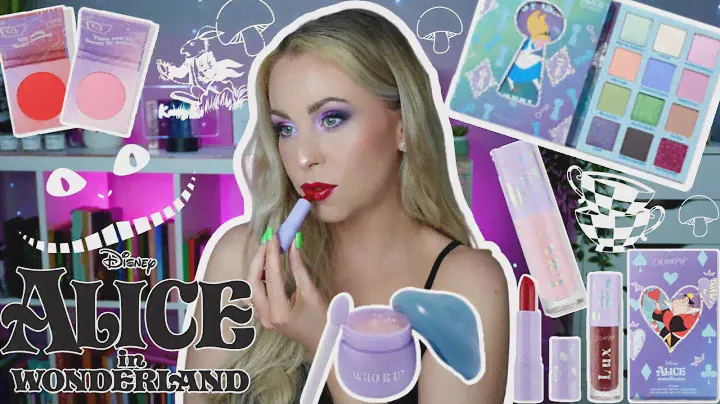 DOWN THE RABBIT HOLE WITH ALICE IN WONDERLAND X COLOURPOP | 2 Looks & swatches