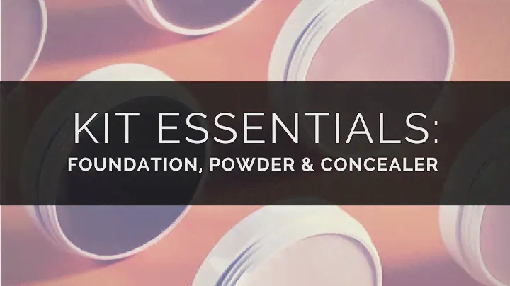 Kit Essentials: Foundation Powder & Concealer | RCMA, Cinema Secrets, Face Atelier
