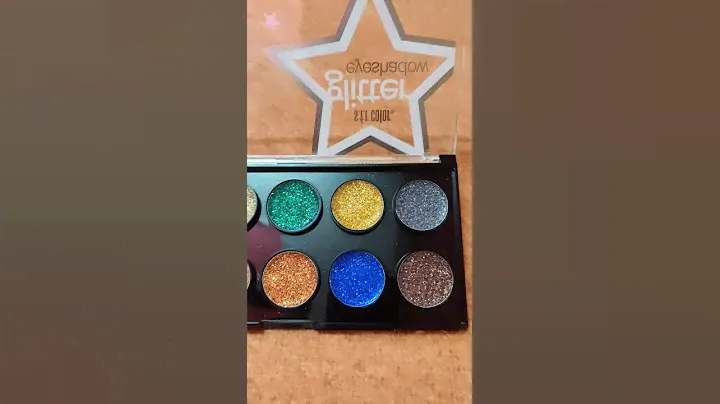 SFR Girl 10 Color Glitter Eyeshadow Palette (Multicolor)