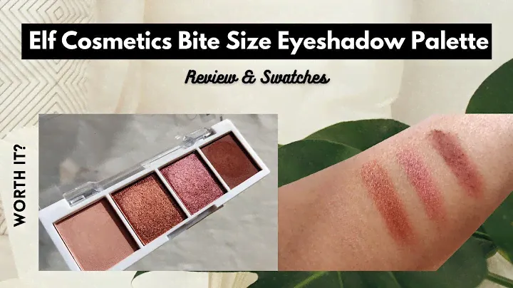 Палитра теней для век Elf Cosmetics Bite Size | Берри Бад | Обзор и образцы