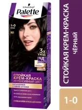 Palette Крем-краска для волос N1 (1-0) черный 110 мл