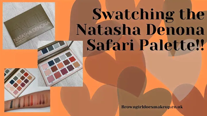 Natasha Denona Safari Palette Swatched!