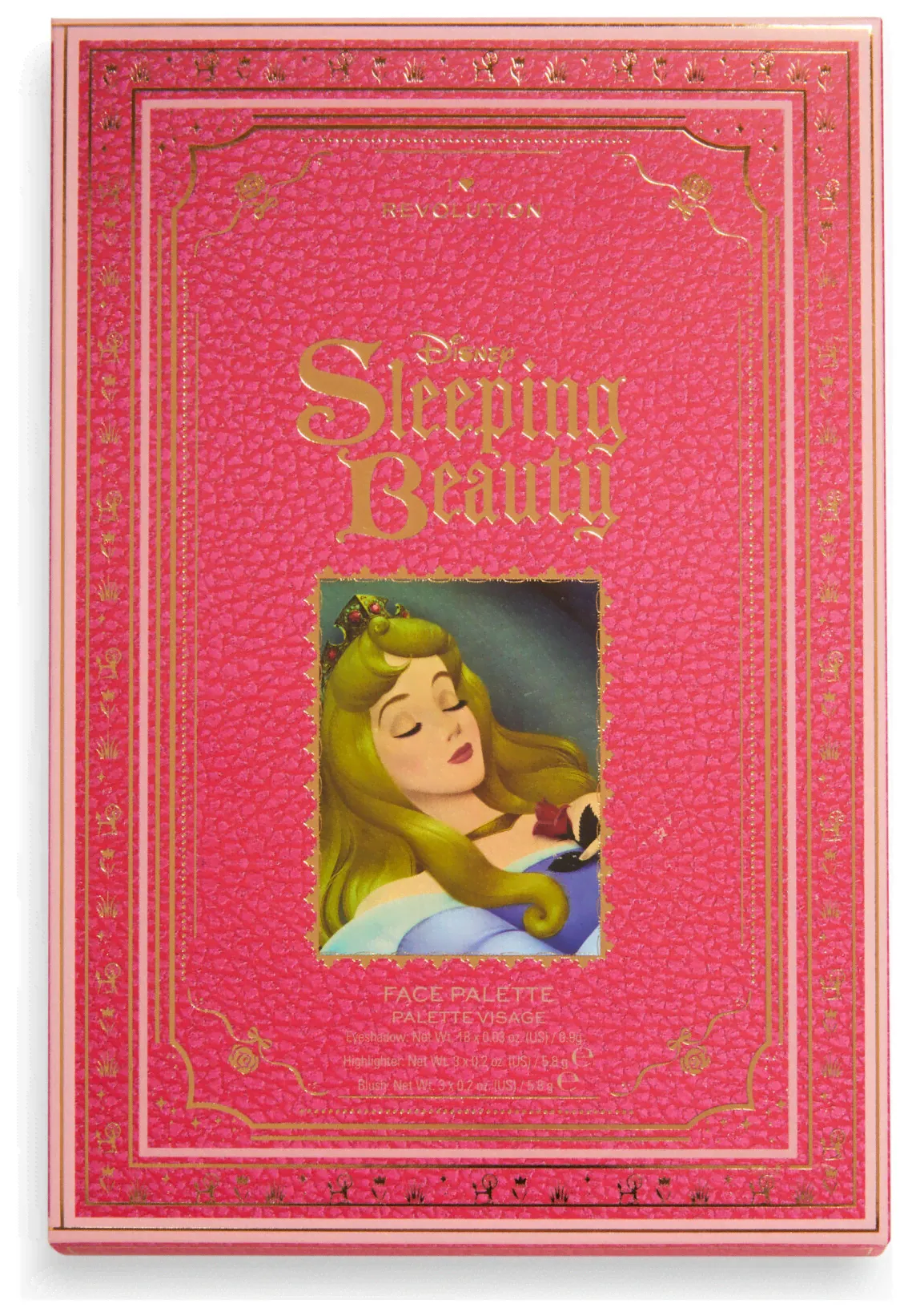 I Heart Revolution Палетка для макияжа Disney Fairytale Books Palette Sleeping Beauty-4