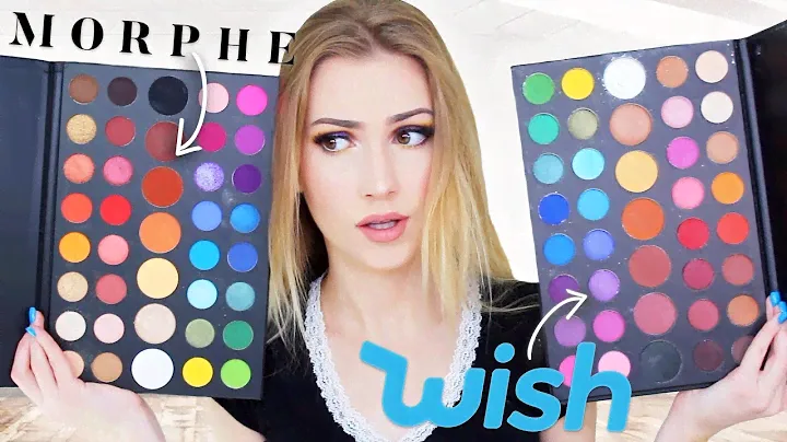 I Bought A FAKE James Charles Palette From Wish !!