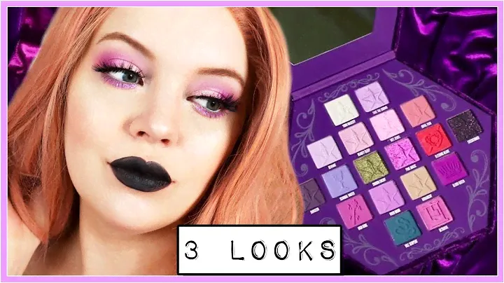 Jeffree Star Blood Lust 💜 3 Looks, 1 Palette