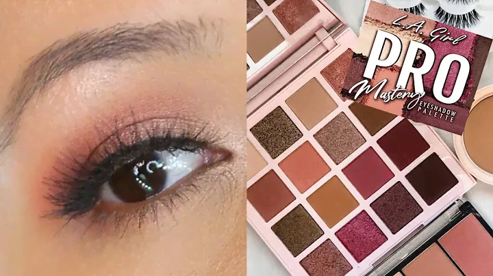 LA Girl Pro Mastery Eyeshadow Palette tutorial | Blushing makeup look