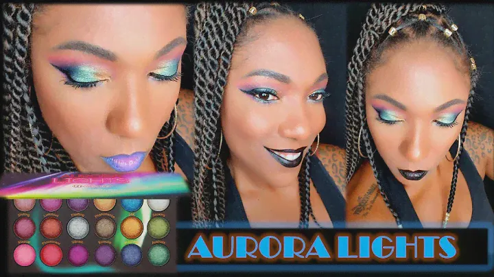 BH COSMETICS AURORA LIGHTS PALETTE EYE LOOK