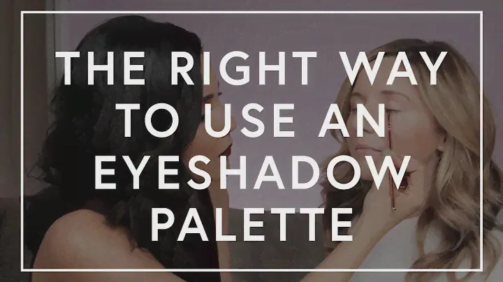The Right Way To Use An Eye Shadow Palette | The Zoe Report by Rachel Zoe
