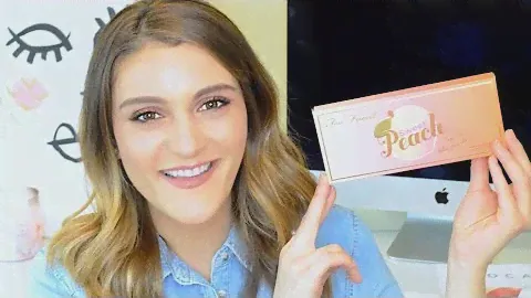 TOO FACED SWEET PEACH PALETTE 🍑 | First Impression, Swatches & Demo | Daniela June