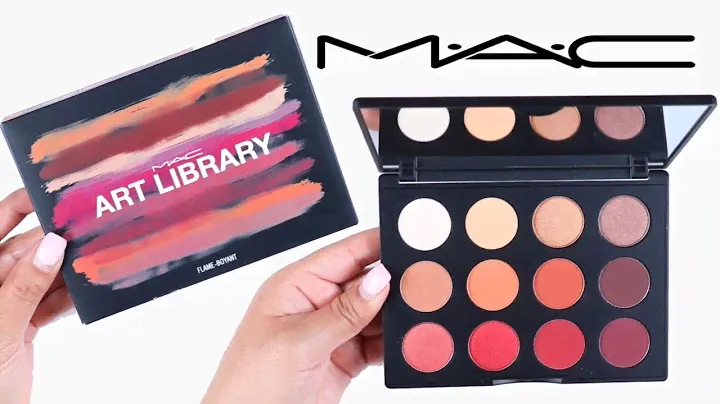 Mac Cosmetics Art Library FLAME BOYANT Eyeshadow Palette | SWATCHES