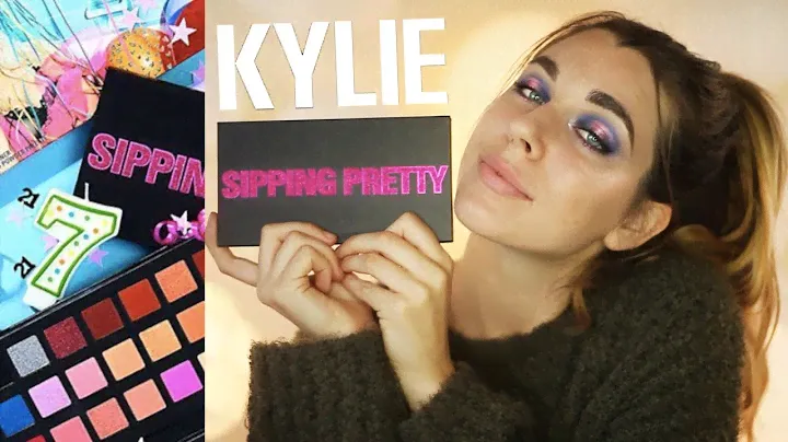 KYLIE 21ST BIRTHDAY COLLECTION | Sipping Pretty Eyeshadow Palette Review, Swatches & Tutorial