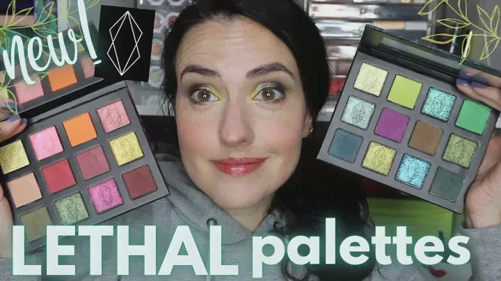 NEW Lethal Cosmetics Palettes + Brushes | METAMORPHOSIS + EVERGREEN Swatches, Tutorial + Review