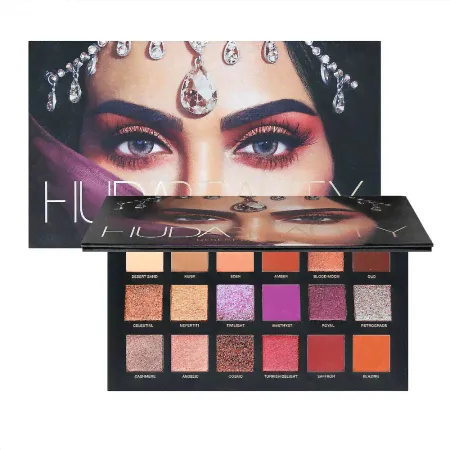Тени для век Huda Beauty Desert Dusk Palette 18 цветов