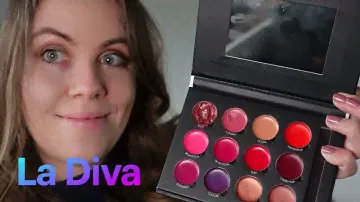 Bellapierre pro lip palette lipstick swatches