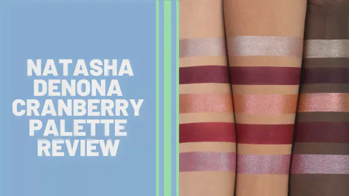 Natasha Denona Cranberry Palette Tutorial