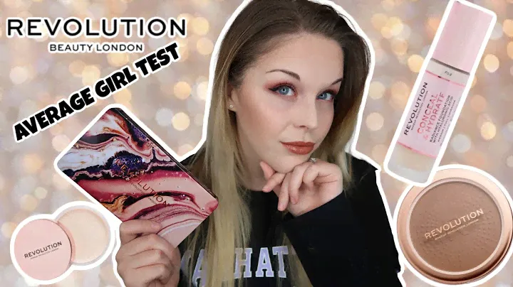 AVERAGE GIRL TRIES FULL FACE OF REVOLUTION MAKEUP | TESTING AND FIRST IMPRESSIONS
