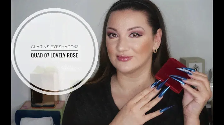 CLARINS 4 COLOR EYESHADOW PALETTE IN 07 LOVELY ROSE REVIEW