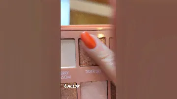 Tiger Lily colour | Sunny Afternoon Eyes Palette Pupa #makeup