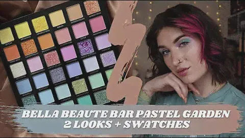 Bella Beaute Bar Pastel Garden | 2 Looks + Swatches