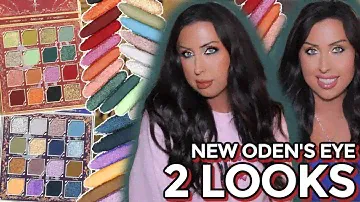 2 EASY LOOKS using the NEW ODEN’S EYE CHRISTMAS PALETTES | Christmas Eve & Merry Christmas