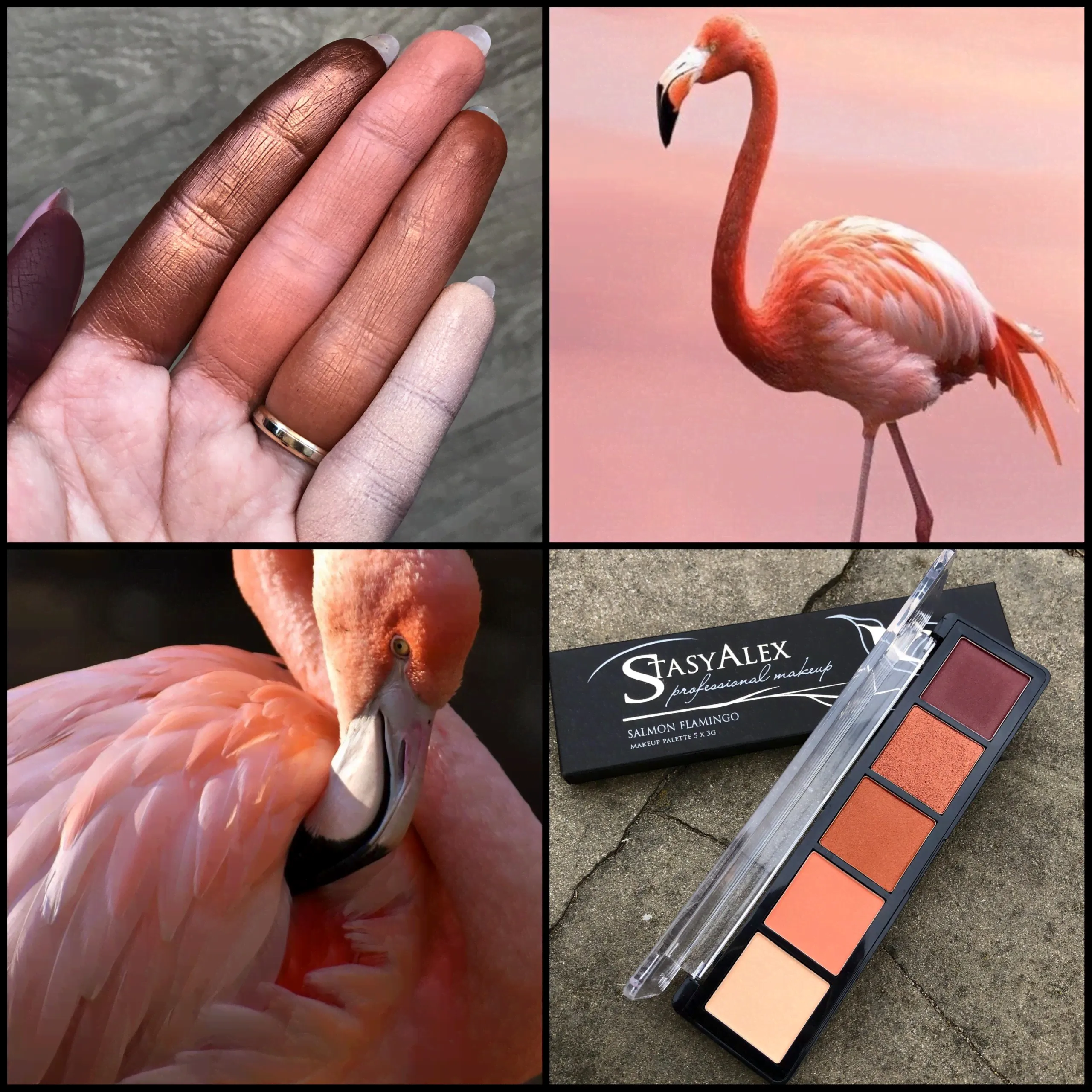 EYESHADOWS PALETTE E05 Salmon flamingo