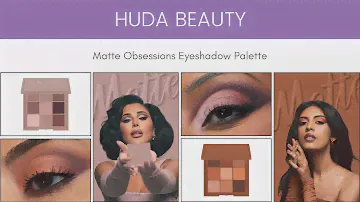 Huda Beauty Matte Obsessions Eyeshadow Palette