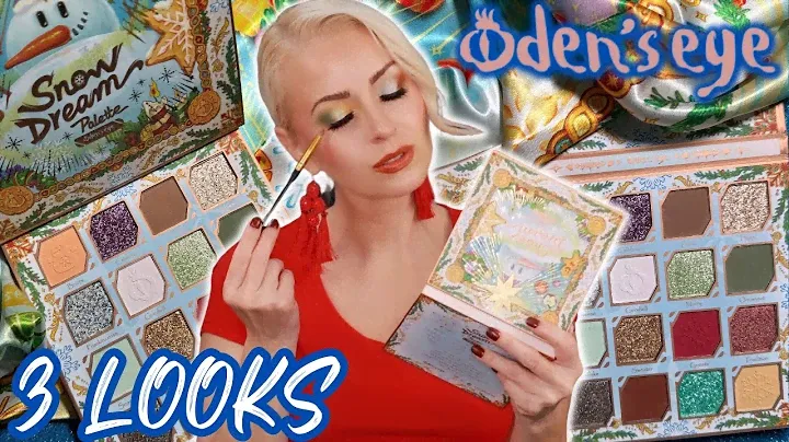 NEW Oden's Eye SNOW DREAM Palette Review + 3 LOOKS Tutorial | Steff's Beauty Stash