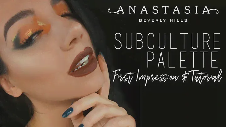 Anastasia Beverly Hills SUBCULTURE PALETTE! SWATCHES + REVIEW + TUTORIAL | QUINNFACE