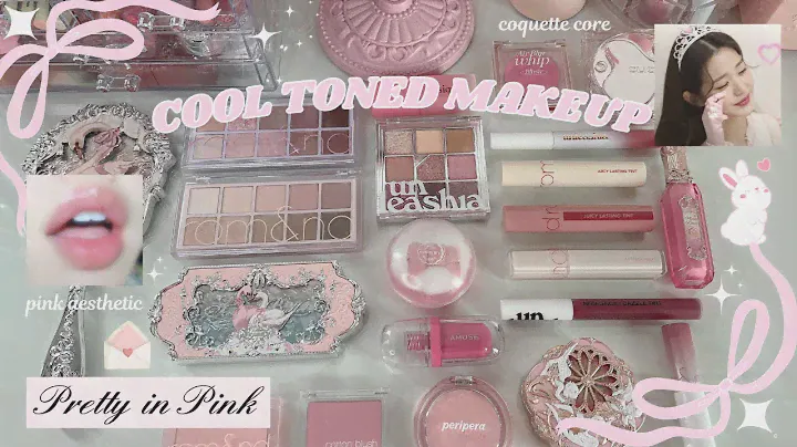 cool toned makeup recommendations 🎀🐰|| pink vibes, coquette core, wonyoung aesthetic ₊˚⊹♡