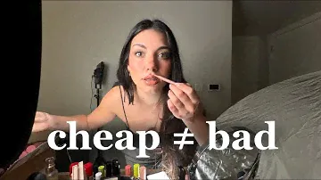 full face of affordable makeup
