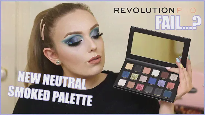 Revolution Pro New Neutrals Smoked Shadow Palette First Impression Review | Auroreblogs