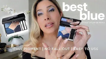 DIOR L'ETOILE Eyeshadow Palette : THE MOST BEAUTIFUL BLUE EYESHADOW || DIOR Plan de Paris Collection