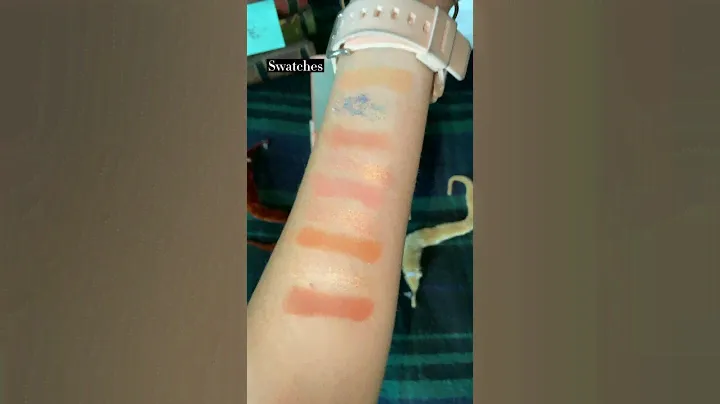 Colourpop Baby Got Peach Palette Swatches + Review