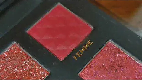 ⭐ Revolution Pro Rock Star Noir Edition Eyeshadow Palette + Makeup, Swatches ⭐