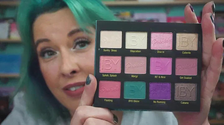 IBY (Inspired By You) Beauty - Poolside Eyeshadow palette with swatches